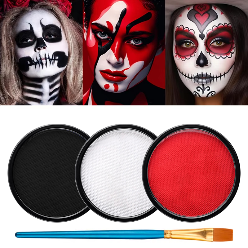Cosplay Prop Paint - Conjunto de 3 Tintas Faciais à