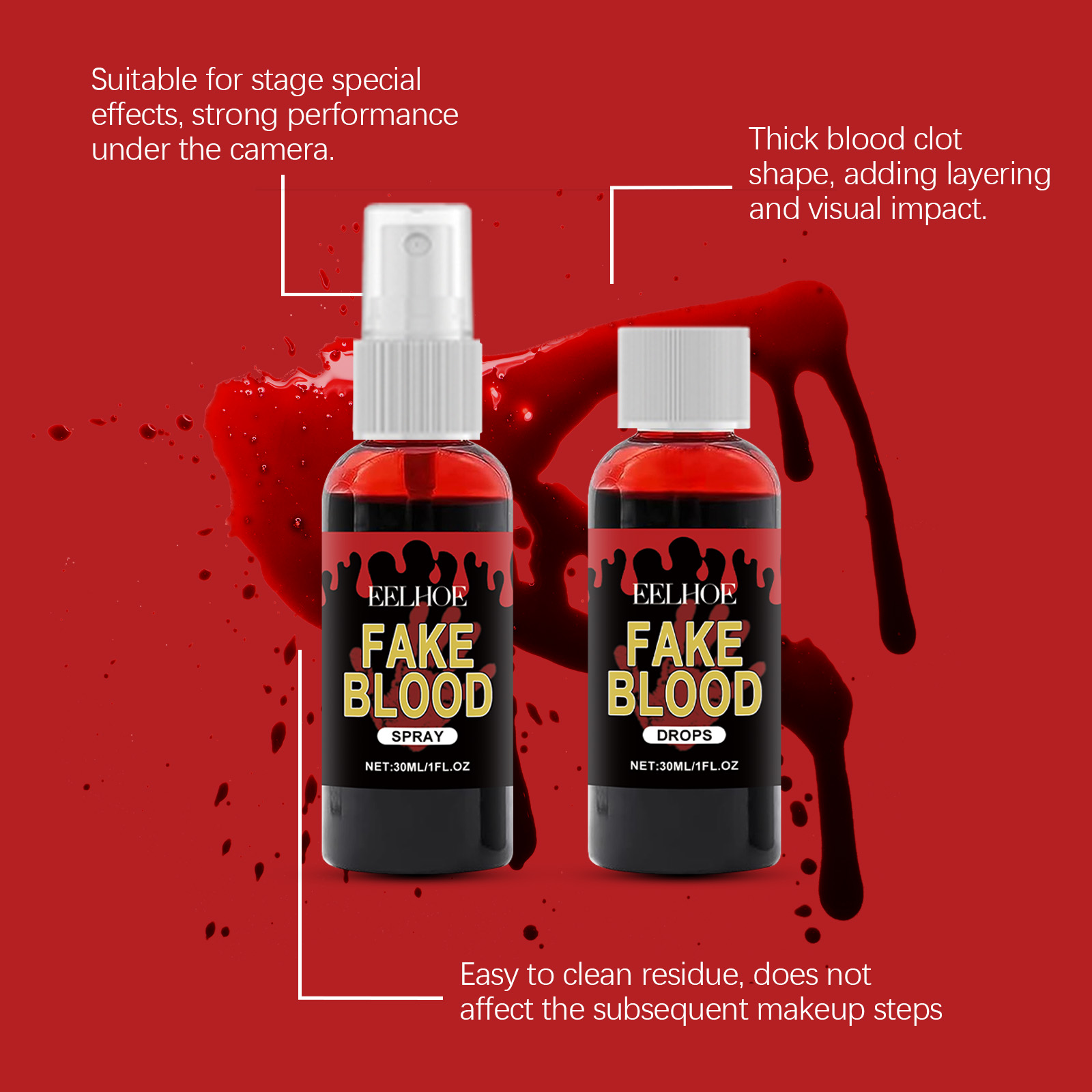 Kit profissional de sangue fal - Cosplay Prop Paint avaliação e preço